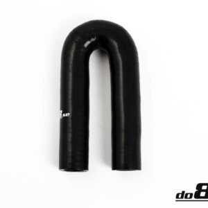 Silicone hose black 180° 1.125" (28 mm)