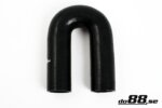 Silicone hose black 180° 2.125" (54 mm)