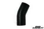 Silicone hose black 25° 4" (102 mm)