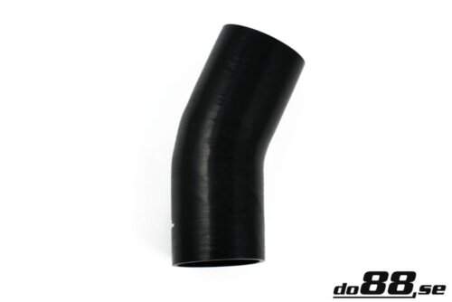Silicone hose black 25° 4.25" (108 mm)