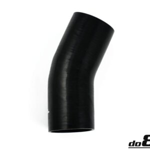 Silicone hose black 25° 4.5" (114.5 mm)