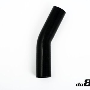 Silicone hose black 25° 1.125" (28 mm)