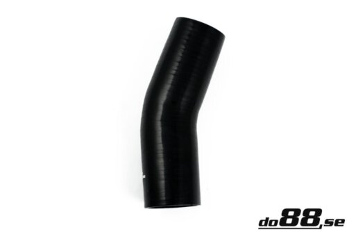 Silicone hose black 25° 2.56" (65 mm)