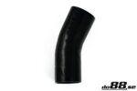 Silicone hose black 25° 3.75" (95 mm)