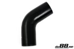 Silicone hose black 60° 4.25" (108 mm)