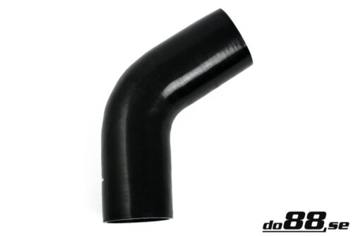 Silicone hose black 60° 4.25" (108 mm)