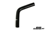Silicone hose black 60° 0.75" (19 mm)