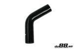 Silicone hose black 60° 1.5" (38 mm)