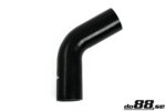 Silicone hose black 60° 1.875" (48 mm)