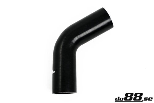 Silicone hose black 60° 1.875" (48 mm)