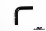 Silicone hose black 90° 0.3125" (8 mm)