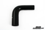 Silicone hose black 90° 1,5 - 1.75" (38-45 mm)