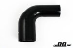 Silicone hose black 90° 2,25 - 2.75" (57 - 70 mm)