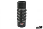 Silicone hose black 4-hump 2.75" (70 mm)