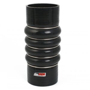Silikonska cijev crna 4-Humps 3" (76mm)