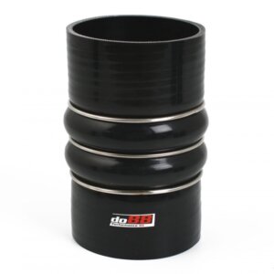Silikonska cijev crna 2-Humps 3,5" (89mm)