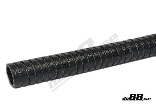 Flexible silicone hose 35 mm (1,375''), black