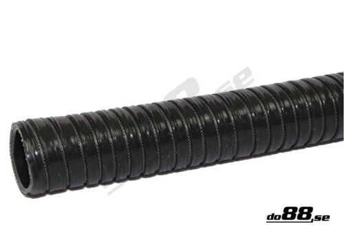 Flexible silicone hose 48 mm (1,875''), black