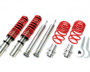 Deep Podesivi ovjes TA Technix za Audi A3 / Leon / Toledo II / Octavia / Bora / Golf IV / Beetle / Beetle Cabriolet (8L) 1996-2010, s podesivo tvrdoću