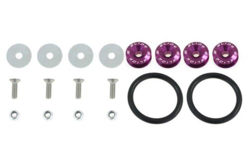 Clips for bumper quick release - Slide (purple)