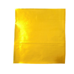 Gold heat shield sticker 30x30 cm