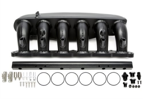 TC high-flow intake manifold set, black – for BMW N55 (135i E82, M135i, M235i, 335i, 435i, X5/X6 35i …)