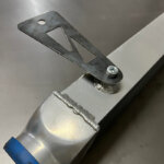 Brackets for intercooler or oil cooler - 15 cm