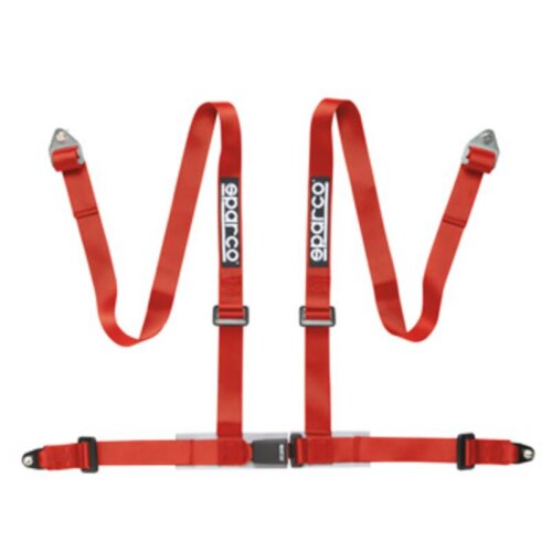 Sparco 4-point harness - red