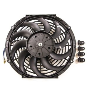 Universal radiator fan 10" + kit for fitting