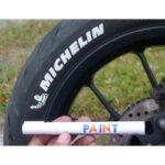 White pen for tyres - white marker 5 ml