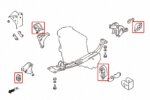 Hardrace Reinforced Engine Mount Nissan Primera