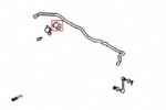 Hardrace Reinforced Stabilizer Bushing Mitsubishi Eclipse, Galant