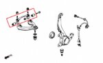 Hardrace Front Upper Arm Bushing Repair Kit Honda