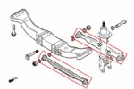 Hardrace Rear Lateral Rear Arm Alfa Romeo 147, 156, GT