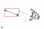 Hardrace Rear Toe Control Arm Honda S2000
