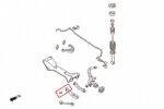 Hardrace Rear Lower Arm Bushing Mitsubishi Eclipse, Galant