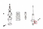Hardrace Rear Shock Absorber Bushing Honda Civic