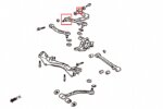 Hardrace Rear Upper Control Arm Bushing Mitsubishi Lancer evolution