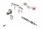 Hardrace Rear Diff Support Arm Bush Mitsubishi Lancer evolution