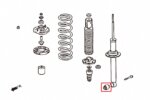 Hardrace Rear Shock Bushing Honda Accord