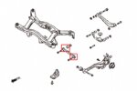 Hardrace Rear Front Lateral Arm Bushing Subaru Legacy/outback