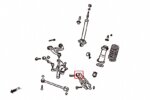 Hardrace Rear Lower Arm Bushing Lexus IS, Toyota Altezza, Mark ii