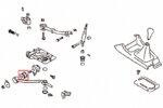 Hardrace Ležajevi Stay Rod Shifterja za Subaru Forester, Impreza, Legacy/Outback