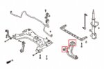 Hardrace Front Lower Control Arm Bushing Nissan Cube, Livina, Tiida