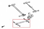 Hardrace Rear Trailing Arm Toyota Camry
