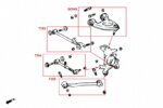 Hardrace Rear Toe Control Arm Lexus LS, Toyota Celsior