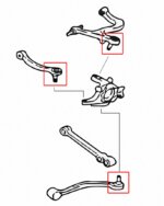 Hardrace Rear Arm Ball Joint Mitsubishi Lancer evolution