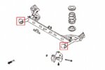 Hardrace Rear Frame Bushing Luxgen, Nissan