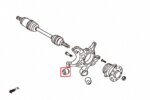 Hardrace Stražnji Knuckle Ležaj Scion, Subaru, Toyota