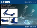 Hardrace Front Upper Camber Kit Lexus LS